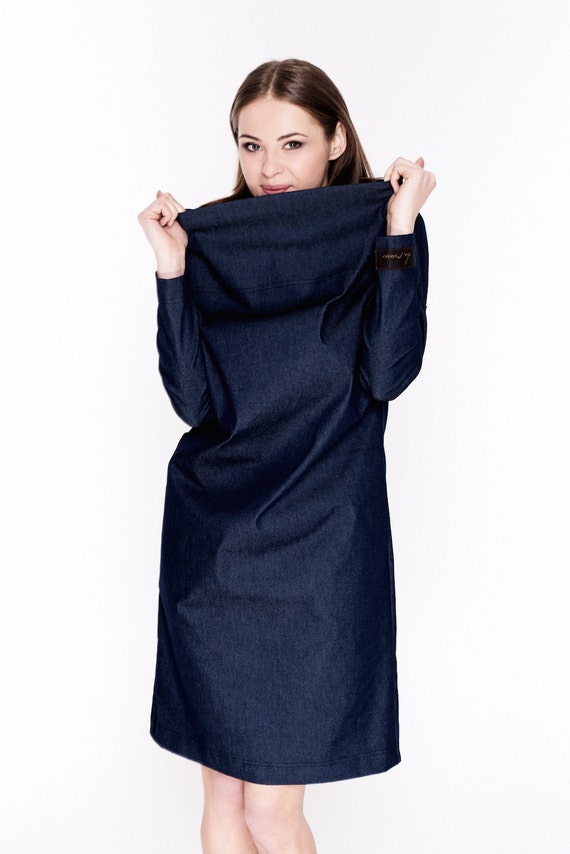 denim winter dress