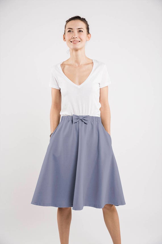 flared ribbon skirt