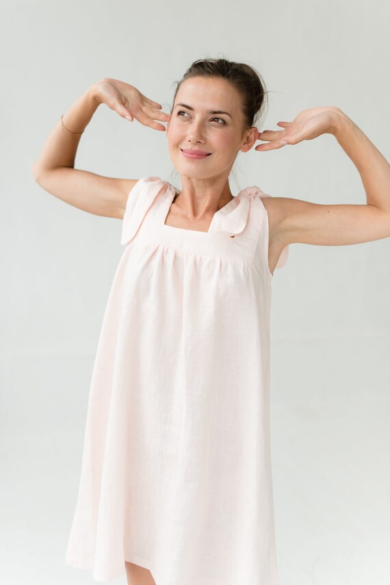 linen night gown