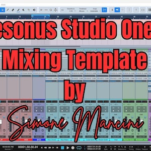 Presonus Studio One Mixing Template by Simone Mancini