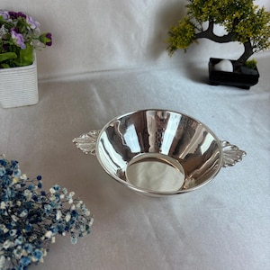 Exquisite Schüssel mit Silbergriff, perfektes Geschenk für jeden Anlass, atemberaubende Wohnkultur und praktisch für den täglichen Gebrauch, perfektes Geschenk für die Küche