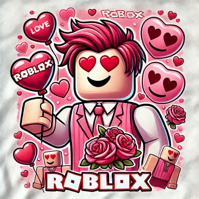Happy Valentines Roblox - Etsy