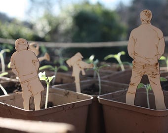 Plant labels 'Don't forget to water' 4 pieces