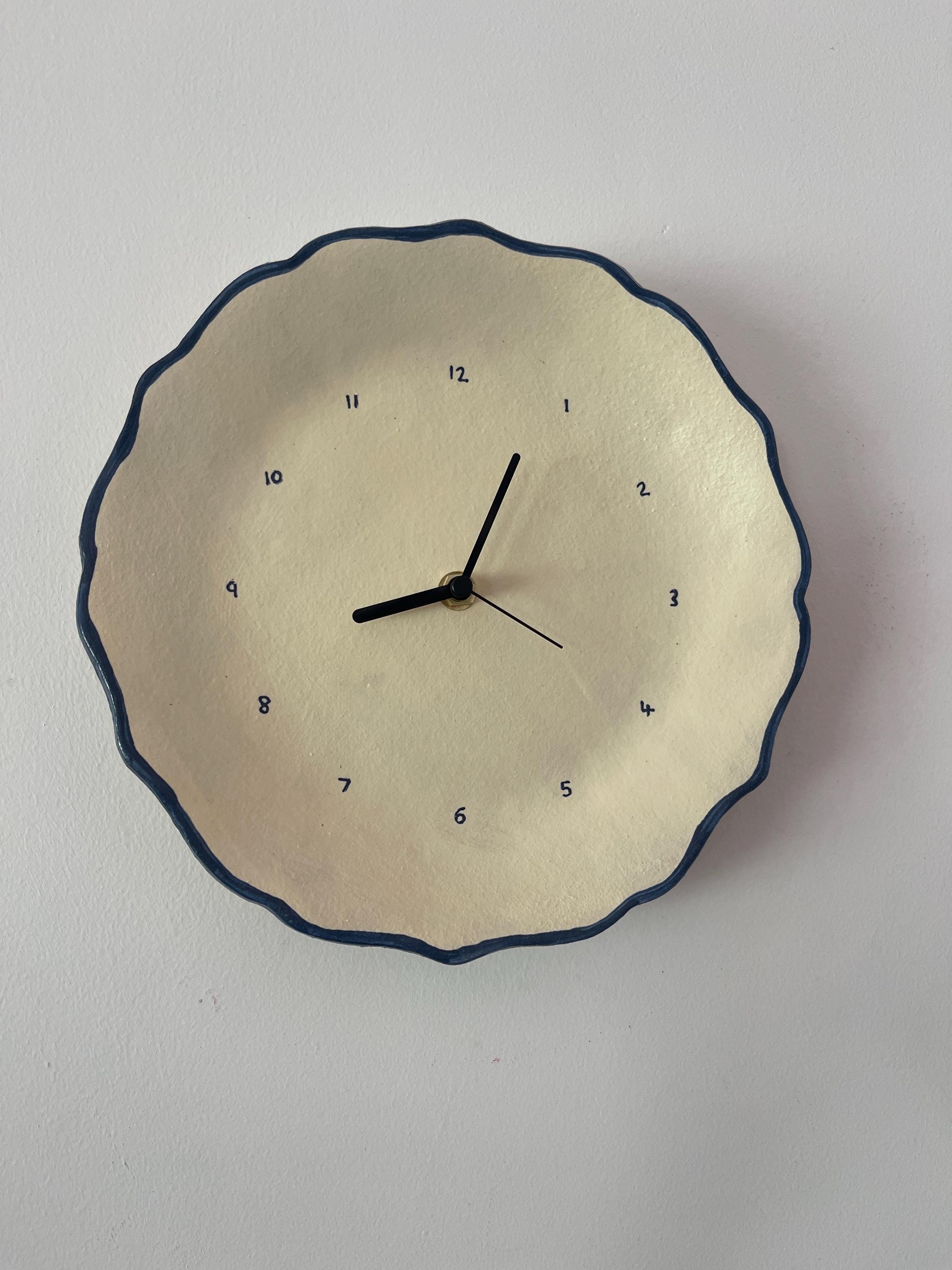 Ceramic plate clock - Etsy 日本