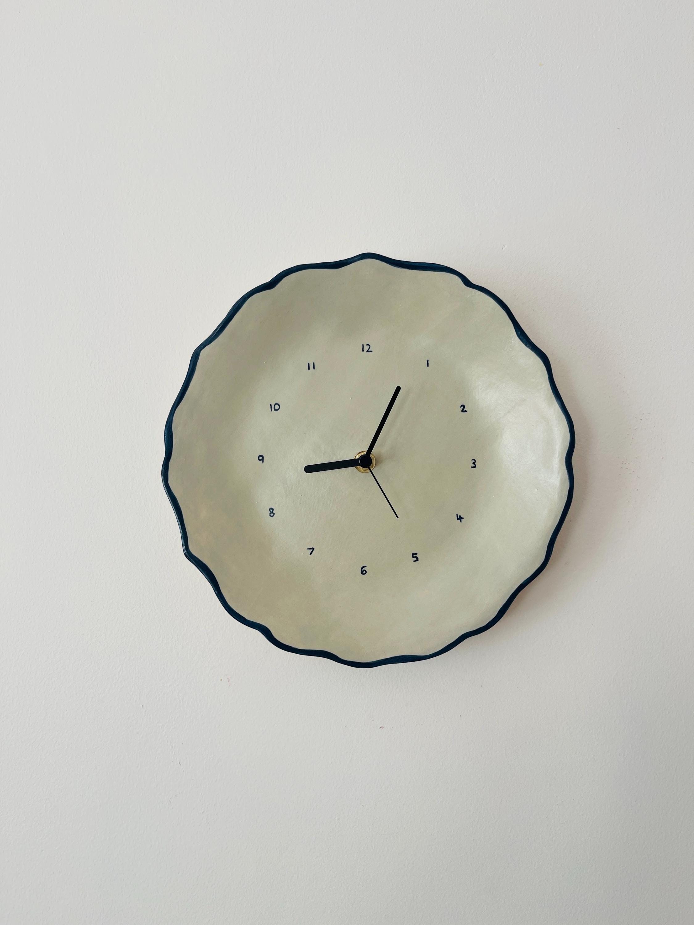 Ceramic plate clock - Etsy 日本