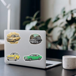 Pacote PNG de Carros Legais | Clipart de Carros Clássicos | Designs de Sublimação para Camisetas, Canecas e Adesivos | Alta Resolução 4000x4000px