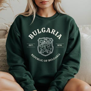 Bulgaria Unisex Crewneck Sweatshirt: Country Pride Apparel