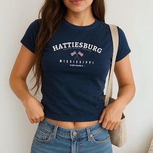 Hattiesburg Baby Tee, Hattiesburg Shirt, Mississippi T-Shirt, Hattiesburg Mississippi, Soft and Comfortable Shirt, Mississippi Gift