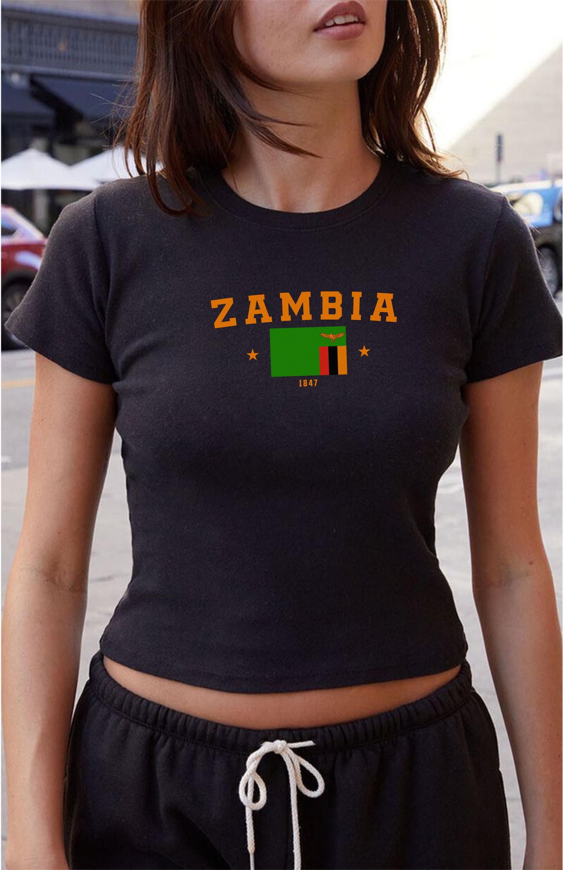 Candymix Gambia Calcio T-Shirt da Donna Maglietta