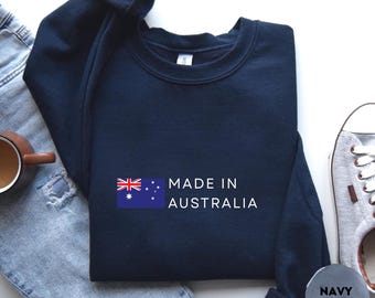 Australia Crewneck Sweatshirt – Australia Flag Pullover,