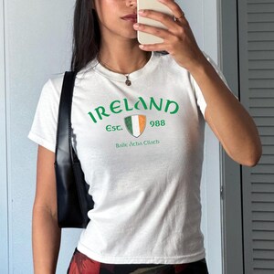 Ireland Baby Tee, Irish T-shirt image 2