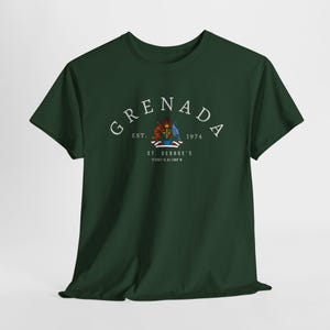 Camiseta unisex de Granada, camiseta con la bandera de Granada, regalo para ella y para él, estilo veraniego, camiseta de viajero