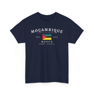 Mozambique Y2K Unisex T-Shirt, Mozambican Flag Tee, Maputo Graphic Shirt, Southern Africa Pride Gift Tee, National Identity, Oversized