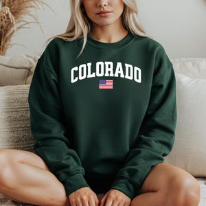Colorado Sweatshirt, Colorado Crewneck, Cozy Pullover, Colorado Gift Idea, Colorado T Shirt, State Pride Apparel, Travel Souvenir