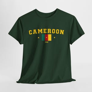 Cameroon Unisex T-Shirt, Cameroon Flag T-Shirt, Her & Him Gift, Summer Vibes, Traveler shirt