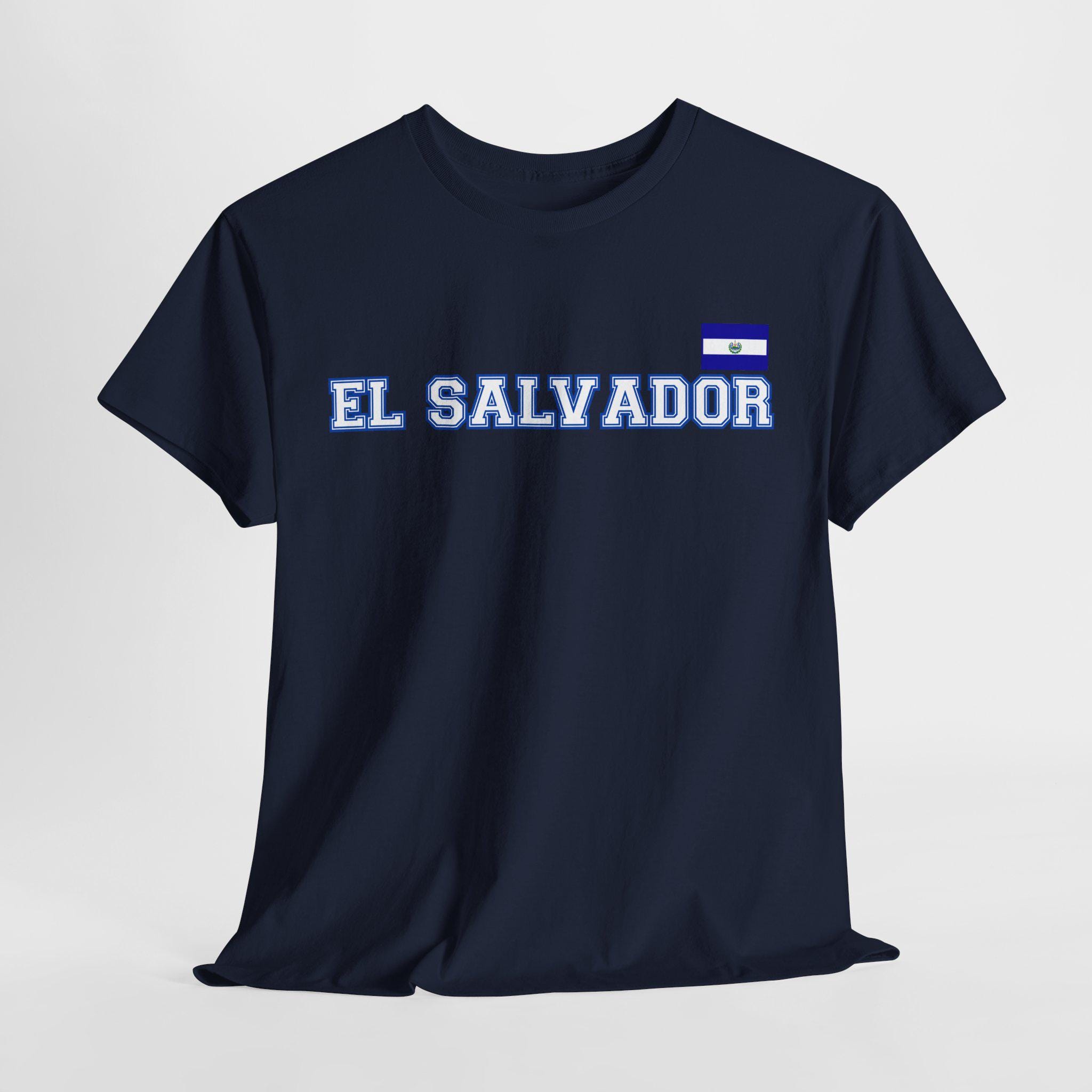El Salvador Unisex T-shirt, El Salvador Flag T-shirt, Her & Him 