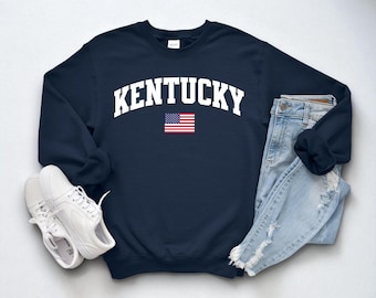 Kentucky Sweatshirt, Kentucky Crewneck, Cozy Pullover, Kentucky Gift Idea, Kentucky T Shirt, State Pride Apparel, Travel Souvenir