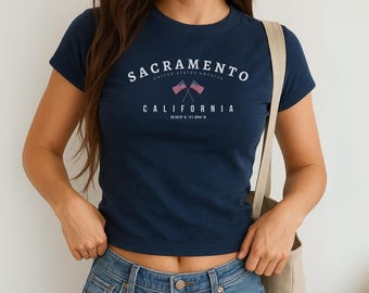 Sacramento Baby Tee, Sacramento Shirt, California T-Shirt, Sacramento California, Soft and Comfortable Shirt, California Gift, Sacramento