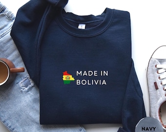 Bolivia Crewneck Sweatshirt – Bolivia Flag Pullover