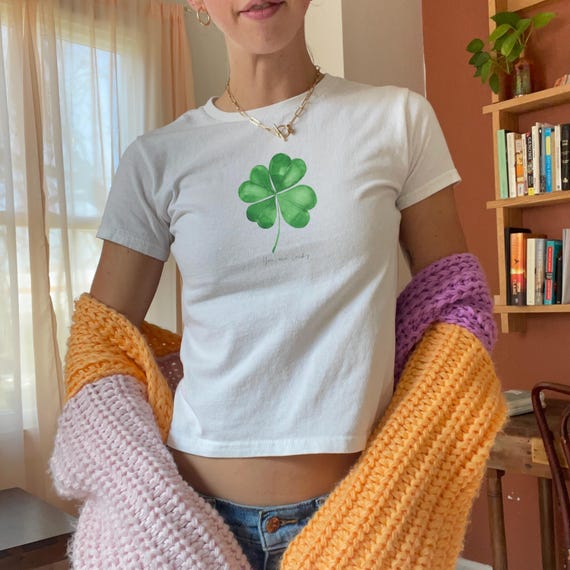 PICKID St. Patrick's Day Shirt For Women - Lucky Shamrock Graphic Tee, Green Clover Irish Tops For St. Paddy's Day - View #7
