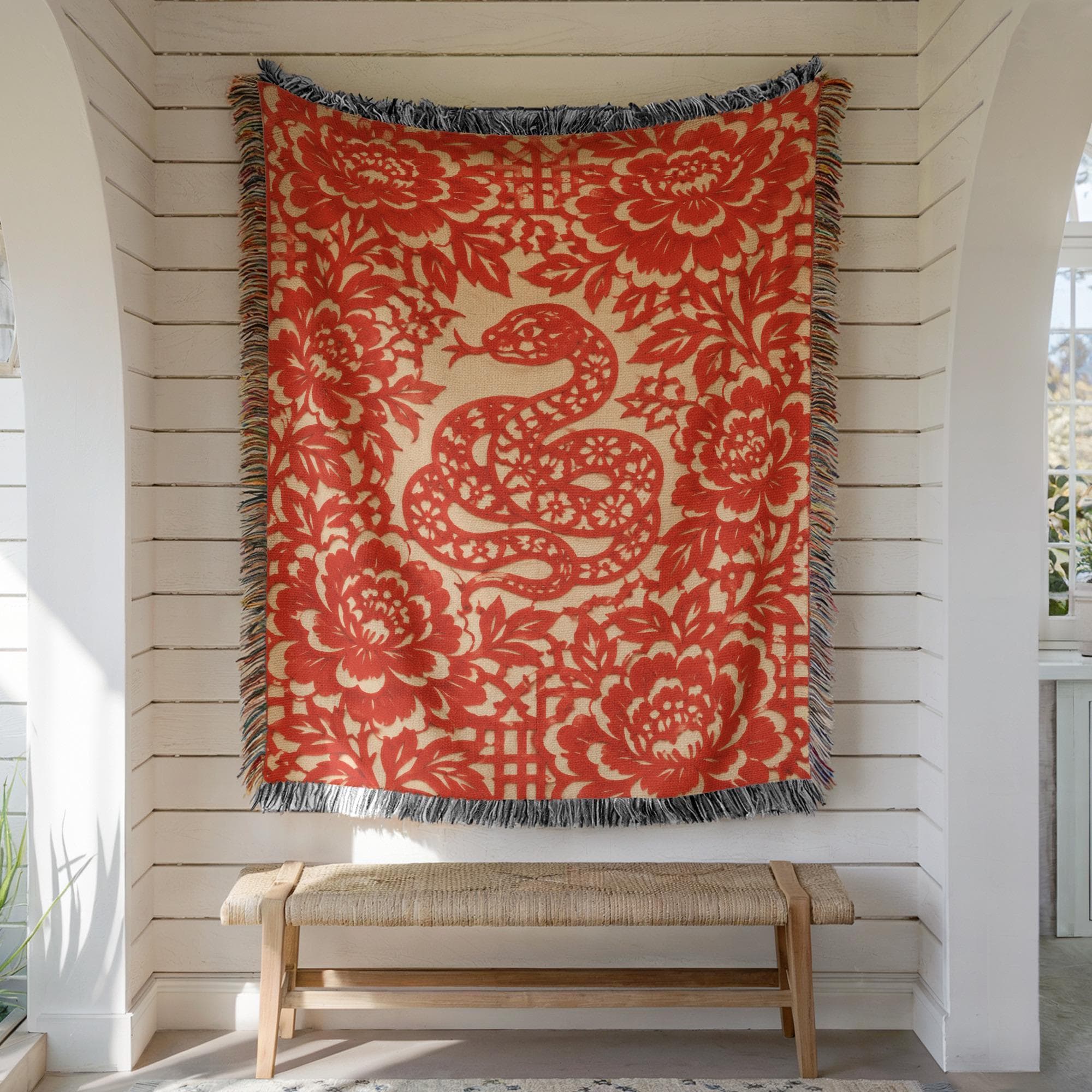 Chinese Woven Blanket - Etsy