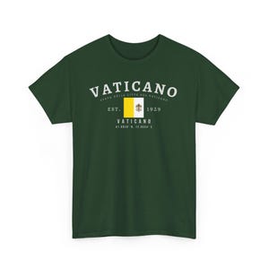 Vatikanstaten Y2K Unisex T-shirt, Vatikanflaggan T-shirt, Petersplatsen Grafisk T-shirt, Vatikan Pride Gåva T-shirt, Europeiskt Kulturarv, Överdimensionerad