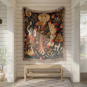 Kitsune Tapestry - Etsy
