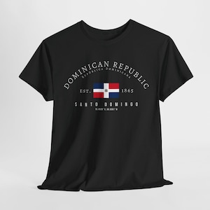 Dominican Republic Unisex T-Shirt, República Dominicana Flag T-Shirt, Her & Him Gift, Summer Vibes, Traveler shirt