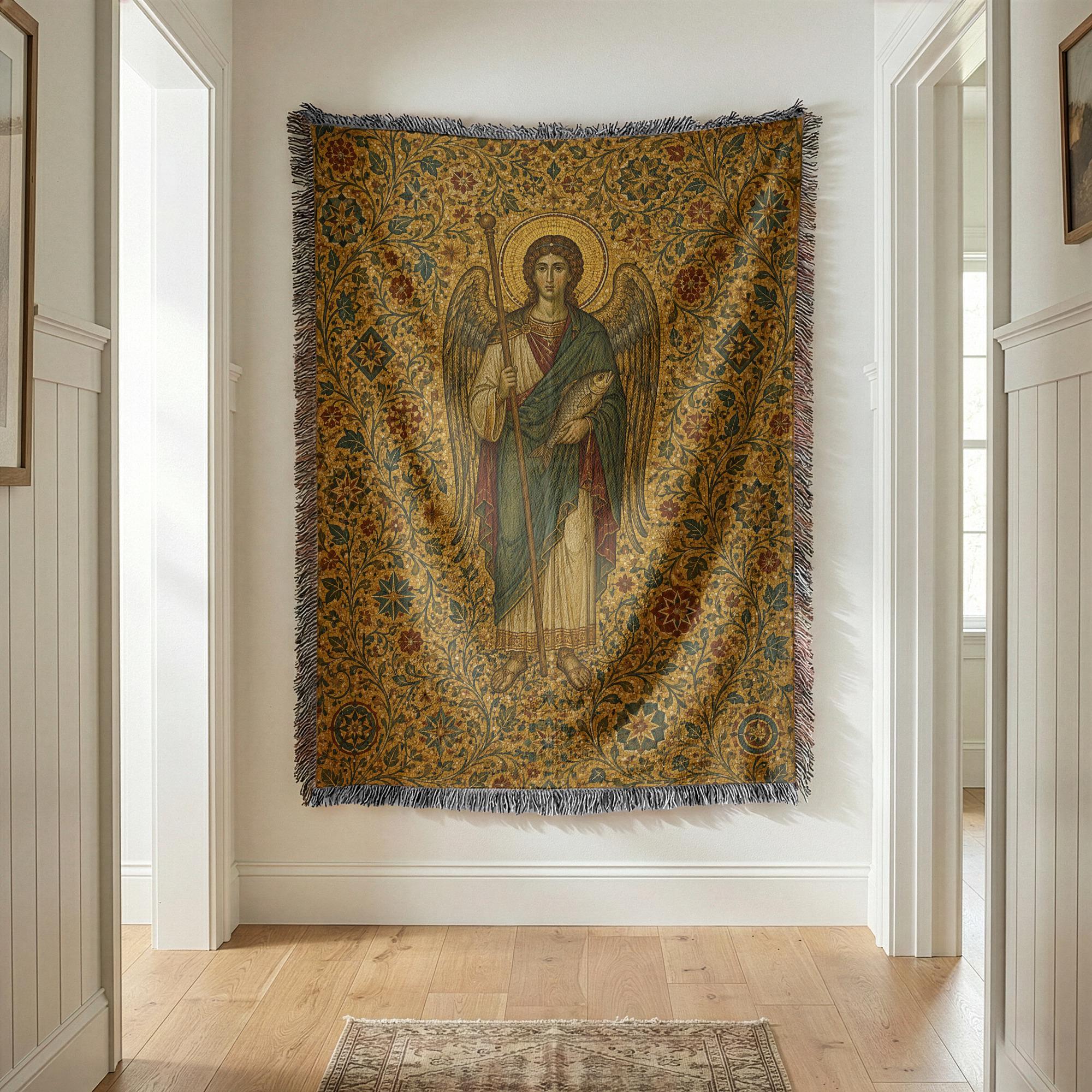 Tapestry Angel Blanket - Etsy