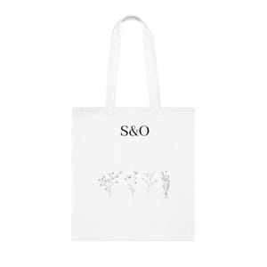 Personalisierte Blumenbaumwoll-Einkaufstasche, umweltfreundliche Einkaufstasche, Geschenk für sie, trendige Tragetasche, wiederverwendbare Tasche für jeden Anlass