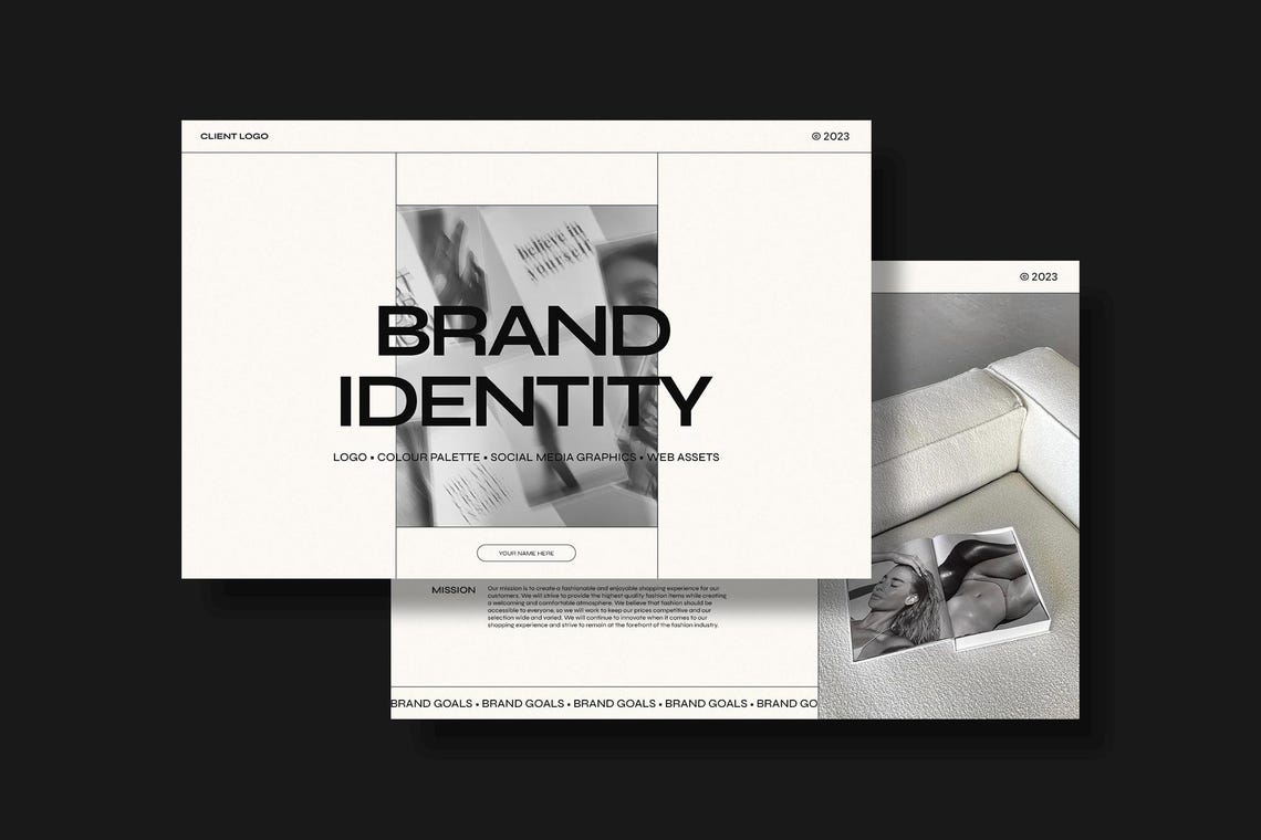 Brand Identity Presentation Template - Etsy
