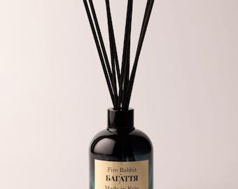 Raumduft-Diffusor – Leder & Tabak, Aroma-Diffusor 120 ml, maskuliner Raumduft, rauchiger Duft, Geschenkidee für Zuhause