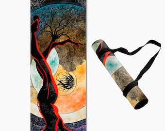 Yoga Mat,Yoga Mats,Suede Yoga Mat,Meditation Mat,Yoga Gifts,Pilates Mat,Natural rubber mat,Eco Friendly Yoga Mat,Yoga Mat with Strap