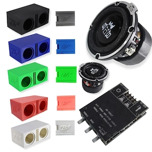 B2 Audio RIOT-2.5 Mini Woofer 3D-Printed Box, Amp & Enclosure DIY Project