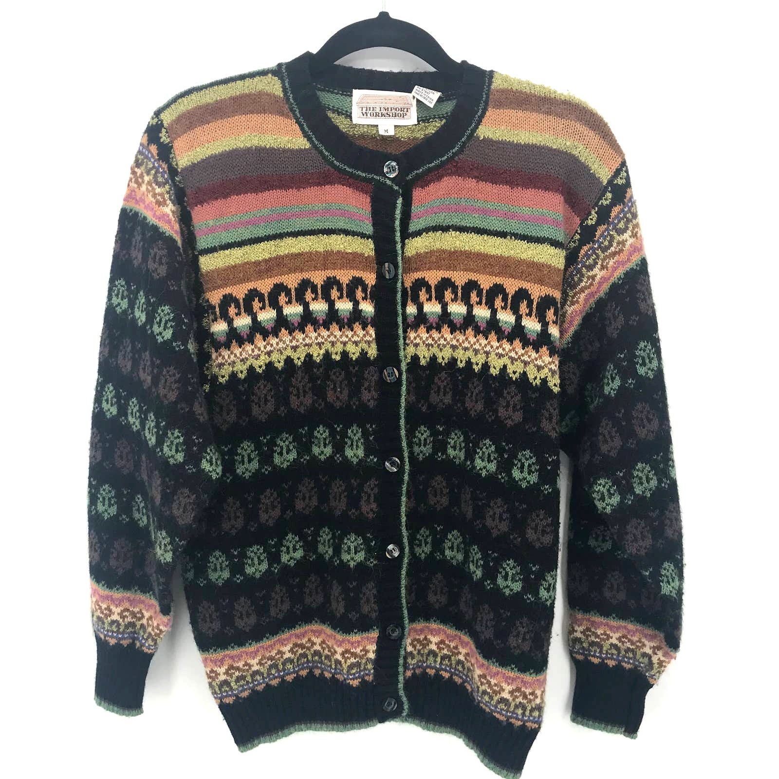 Vintage the Import Workshop Cardigan Sz 
