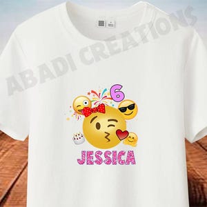 Emoji Iron On Transfer Shirt Design , Emoji Iron On Transfer , Emoji Birthday Shirt Design , Emoji PNG Printable File , Emoji DIY Shirt