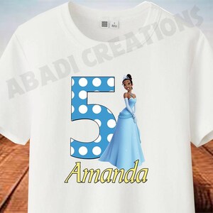 Princess Iron On Transfer Shirt Design , Princess Iron On Transfer , Princess Birthday Shirt Design , Princess PNG Printable File