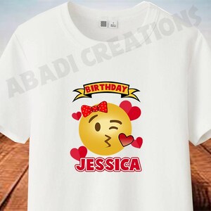 Emoji Iron On Transfer Shirt Design , Emoji Iron On Transfer , Emoji Birthday Shirt Design , Emoji PNG Printable File , Emoji DIY Shirt