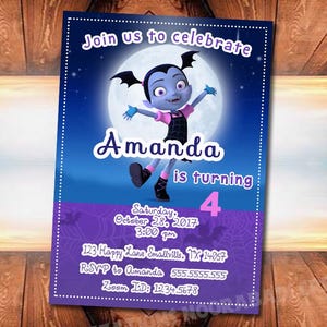 Vampire Birthday Invitation , Vampire Party Invitation , Vampire Invitation , Vampire Printable , Vampire Invitation Template
