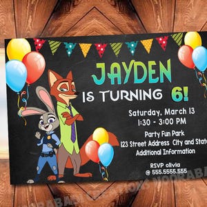 Rabbit Birthday Invitation , Rabbit Party Invitation , Rabbit Invitation , Rabbit Printable , Rabbit Invitation Template