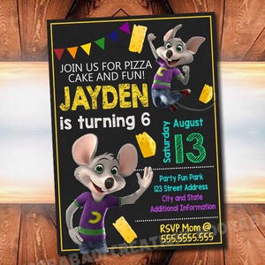 Mouse Birthday Invitation , Mouse Party Invitation , Mouse Invitation , Mouse  Printable , Mouse Invitation Template