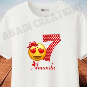 Emoji Iron On Transfer Shirt Design , Emoji Iron On Transfer , Emoji Birthday Shirt Design , Emoji PNG Printable File , Emoji DIY Shirt
