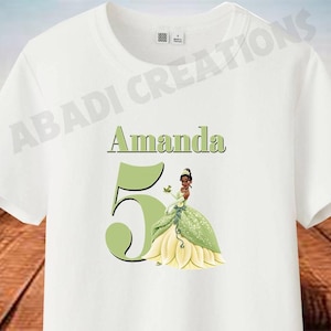 Princess Iron On Transfer Shirt Design , Princess Iron On Transfer , Princess Birthday Shirt Design , PNG Printable File , DIY Shirt