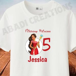 Princess Iron On Transfer Shirt Design , Princess Iron On Transfer , Princess Birthday Shirt Design , PNG Printable File , DIY Shirt