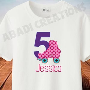 Roller Skate Iron On Transfer Shirt Design , Roller Skate Iron On Transfer , Skate Birthday Shirt Design , PNG Printable File , DIY Shirt