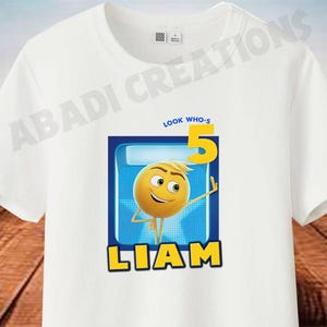 Emoji Iron On Transfer Shirt Design , Emoji Iron On Transfer , Emoji Birthday Shirt Design , Emoji PNG Printable File , Emoji DIY Shirt