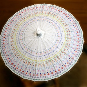 Padrão Ikat de guarda-sol