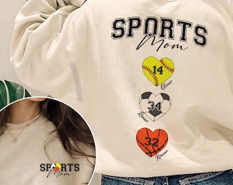 Custom Sports Mom shirt, mom of both shirt, softball mom tee, baseball mama shirt, sports mama shirt, Mother’s day gift shirt, football mom