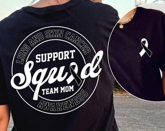 Lung and Skin cancer Awareness shirt