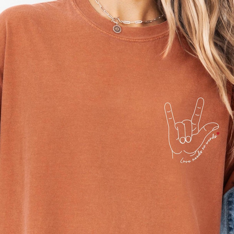 Autism mom shirt featuring sign language design and meaningful quote. Great support tee for special education teachers, awareness walks, or everyday autism advocacy.